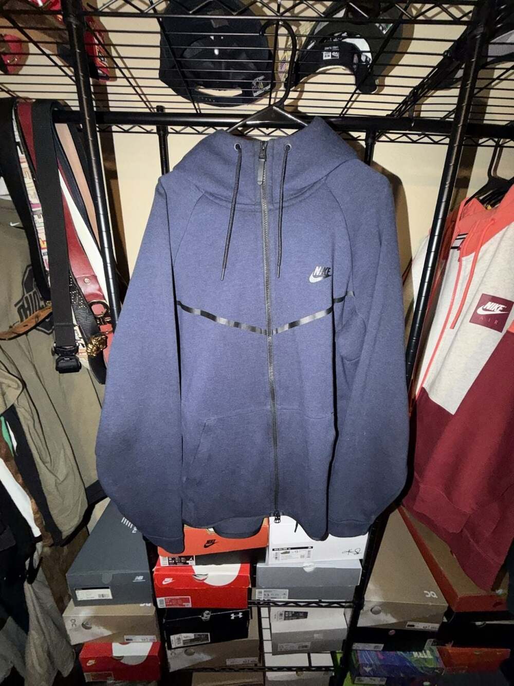 Nike Tech Fleece Hoodie Obsidian Blue Full-Zip